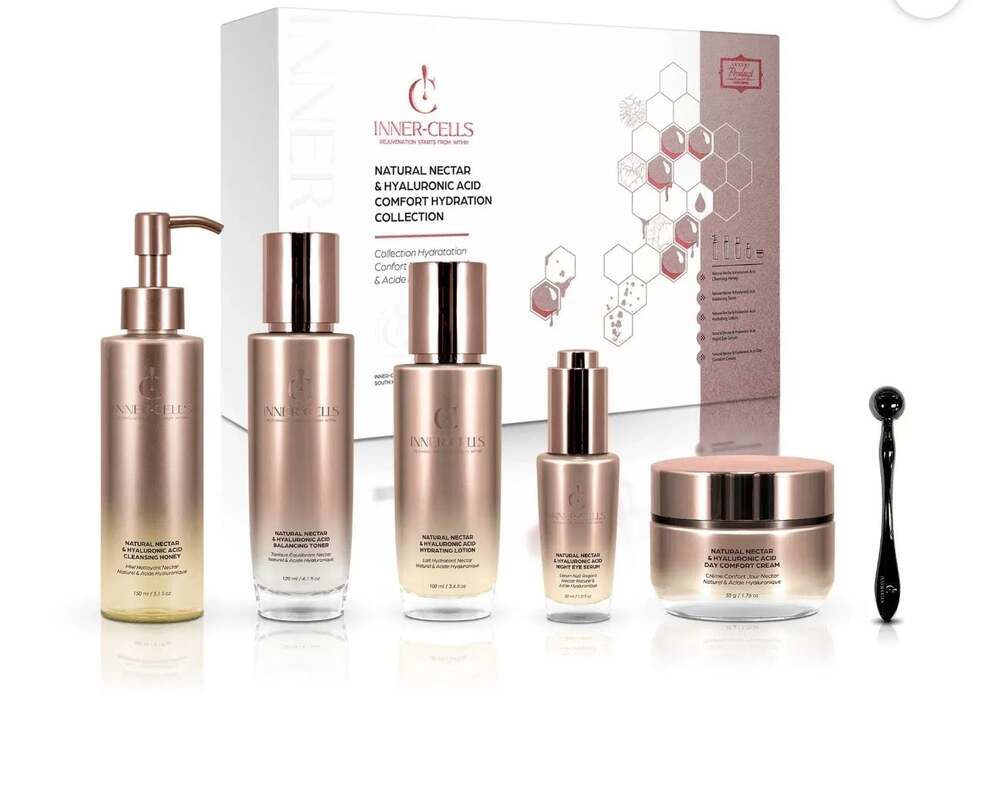 Inner-Cells Natural Nectar & Hyaluronic Acid Comfort Hydration Collection 6-Piec